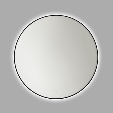 Cadre 39W 1 LED Round Framed Mirror 36 Inch and 36 Inch Wide by Generation - MREL1431
