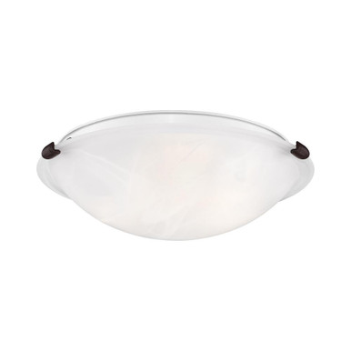 Oasis 3 Light 16.5 Inch Wide Flush Mount by Livex - 8012