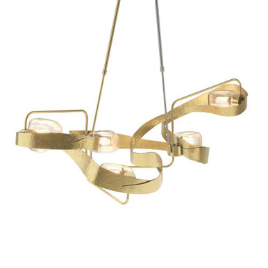 Graffiti 5 Light Contemporary Pendant 23.8 Inch Wide by Hubbardton Forge - 137820HF