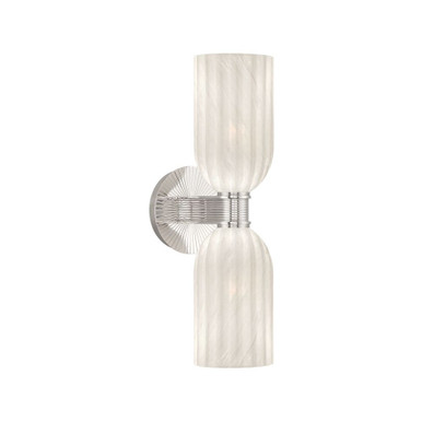 Lotus 2 Light Wall Sconce 17 Inch Tall and 5 Inch Wide by Crystorama - LOT-712