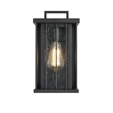 Sedgley 1 Light Outdoor Wall Sconce 12 Inch Tall X 6.5 Inch Wide by Elegant - OD357W12BK
