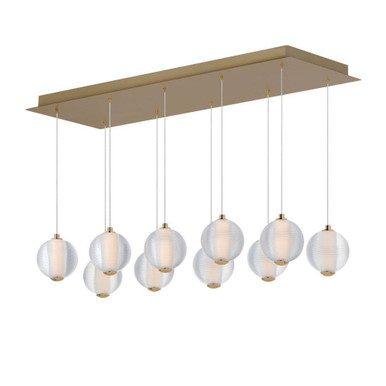 Rhythm 50W 10 LED Light Medium Linear Pendant by ET2 - E24648