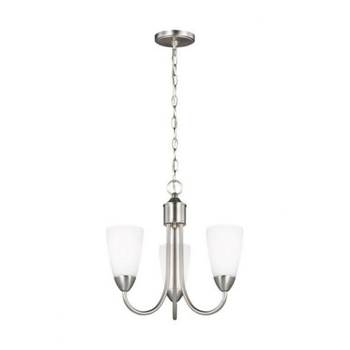 Seville 3 Light Small Chandelier by Generation Lighting - 3120203