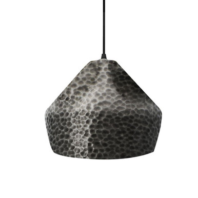 Radiance 1 Light Crease Cord Pendant 7 Inch X 9 Inch Wide by Justice Design - CER-6590