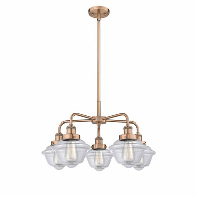 Oxford 5 Light Medium Chandelier by Innovations - 916-5CR-G53