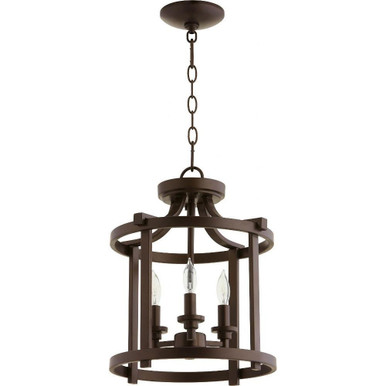 Lancaster 3 Light Medium Pendant by Quorum - 2817-13