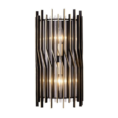 Park Row 2 Light Wall Sconce by Varaluz - 393W02MBFG