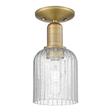 Bridal Veil 1 Light Semi Flush Mount 5 Inch X 10.5 Inch Tall by Innovations - 716-1C-G559-5