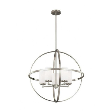 Alturas 5 Light Large Chandelier by Generation Lighting 3124605EN3-962 - 3124605