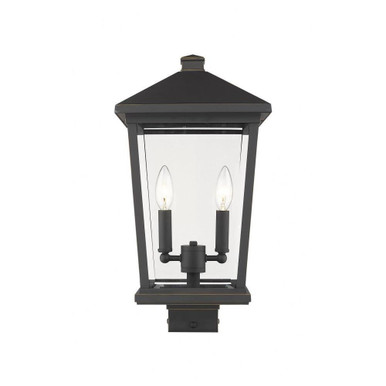 Beacon 2 Light Outdoor Post Mount 14.25 x 91.25 Inches by Z-Lite - 568PHBS-ORB