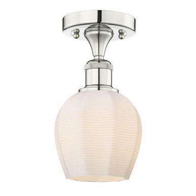 Norfolk 1 Light 5.75 Inch Wide Semi Flush Mount by Innovations - 616-1F-G46-6