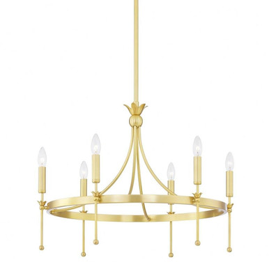 Gates 6 Light Oversized Chandelier by Hudson Valley - 4327