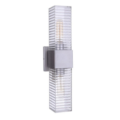 Ridge 2 Light Outdoor Wall Lantern 18 Inch Tall by Craftmade - ZA4500