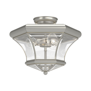 Monterey 3 Light 12.5 Inch Wide Flush Mount by Livex - 4083