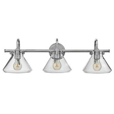 Congress 3 Light Small Traditional Vanity Light by Hinkley - 50036
