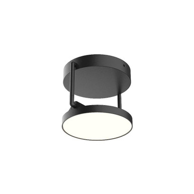 Novel 8W LED 6.63 Inch Length Semi Flush Mount by Kuzco - SF72205-BK-UNV