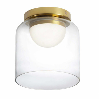 Nadine 10W 1 LED 7 Inch Wide Flush Mount by Dainolite - NAD-810LEDFH