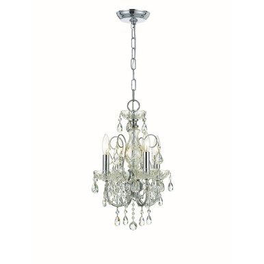 Imperial 4 Light Mini Chandelier by Crystorama - 3224