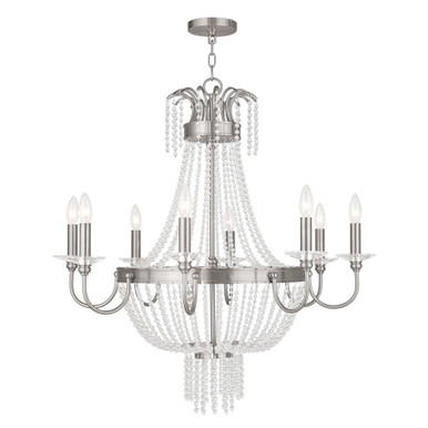 Valentina 8 Light Large Chandelier by Livex - 51848
