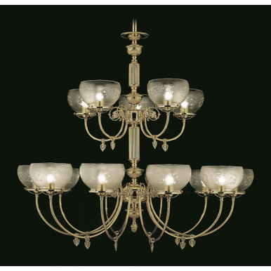 Chancery 15 Light Oversized Foyer Chandelier by Framburg - 7515 PB
