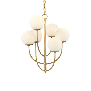 Sunnylands 6 Light Small Chandelier by Currey Company - 9000-0819