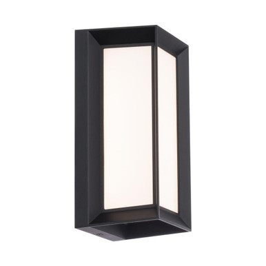 Argo 19.8W 1 LED Outdoor Wall Mount 10.38 Inch X 4.25 Inch Wide by dweLED - WS-W39310-BK