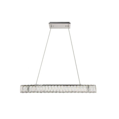 Monroe 1 LED Light Crystal Chandelier by Elegant - 3502d31c