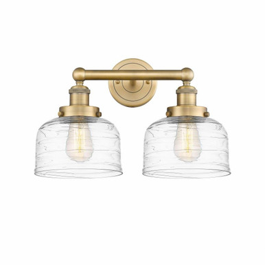 Bell 2 Light Industrial Vanity Light 15.5 Inch Wide by Innovations - 616-2W-BELL