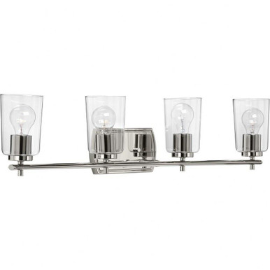 Adley 4 Light Cylinder Vanity Light by Progress - P300157