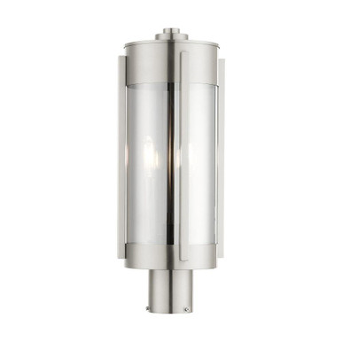 Sheridan 2 Light Outdoor Post Top Lantern 7.5 x 18.75 Inches by Livex  - 22386
