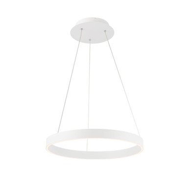 Sirius 36W 1 LED Pendant 1.63 Inch Tall and 18 Inch Wide by dweLED - PD-81118-WT