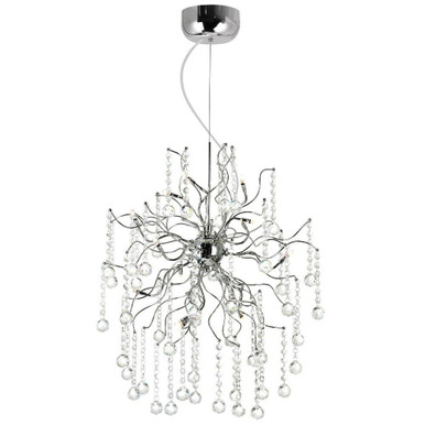 Cherry Blossom 15 Light Small Chandelier by CWI - 5066P20C