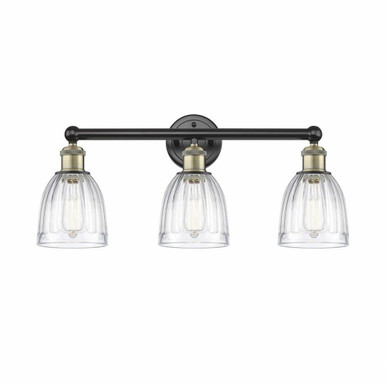 Brookfield 3 Light Industrial Vanity Light by Innovations - 616-3W-BR