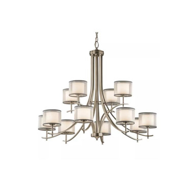 Tallie 12 Light Oversized 2 Tier Chandelier by Kichler - 43151