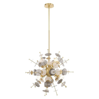 Circulo 6 Light Medium Chandelier by Livex - 40074