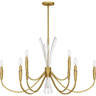 Cecily 9 Light Chandelier 25 Inch Tall and 40 Inch Wide by Quoizel - CCY5040