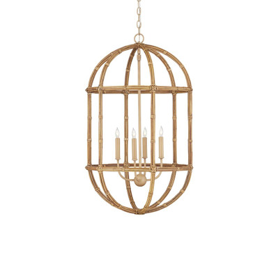 Charrette 4 Light Lantern 35 x 21.25 Inches by Currey Company - 9000-1246
