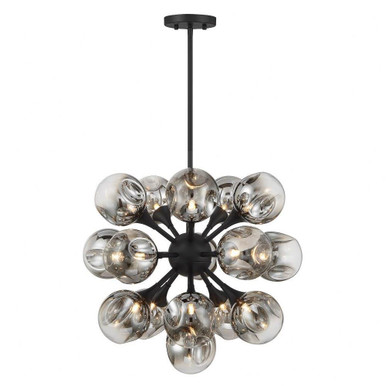 Matisse 16 Light Chandelier 19.5 Inch Tall and 22 Inch Wide by Savoy House - 1-7934-16