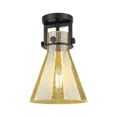 Newton Cone 1 Light Flush Mount 12 Inch Tall and 8 Inch Wide by Innovations - 411-1F-G411-8_P