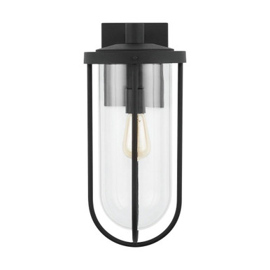 Corbin 1 Light Outdoor Wall Lantern 18.5 Inch Tall by Capital - 934212BK