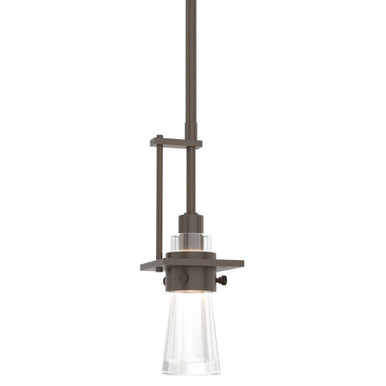 Erlenmeyer 1 Light Metal Mini Pendant 25.6 Inch Tall by Hubbardton Forge - 187100HF