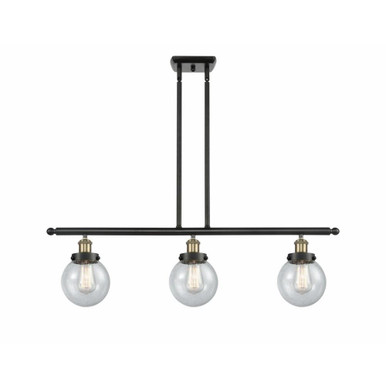 Beacon 3 Light Oversized Stem Hung Island Pendant by Innovations - 916-3I-G20-6