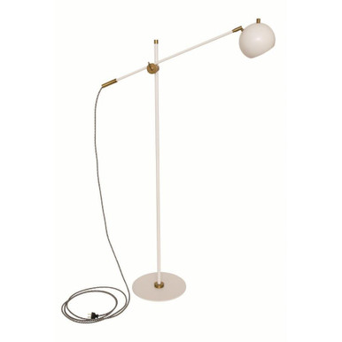 Orwell 11W 1 LED Floor Lamp 59 x 31.5 Inches by House of Troy - OR700-BLKSN