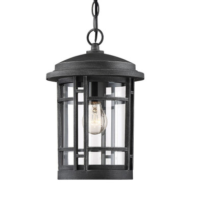 Barrister 1 Light Outdoor Small Pendant by Designers Fountain - 22434-wp