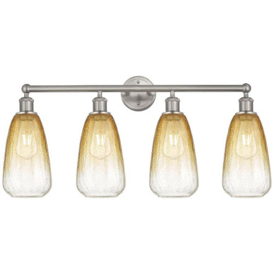 Brookhaven Almond 4 Light Bath Vanity 15.25 Inch X 33 Inch by Innovations - 616-4W-G480-6
