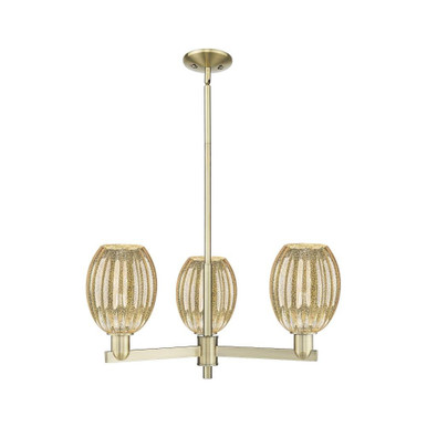Preston 3 Light Stem Chandelier 12.75 Inch X 17.63 Inch Wide by Innovations - 716-3CR-G459-6_P