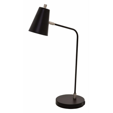 Kirby 6.2W 1 LED Table Lamp 23.5 x 15 Inches by House of Troy - K150-BLK