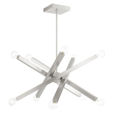 Solna 10 Light Large Chandelier by Livex - 49227-91