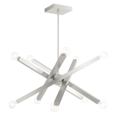 Solna 10 Light Large Chandelier by Livex - 49227-91