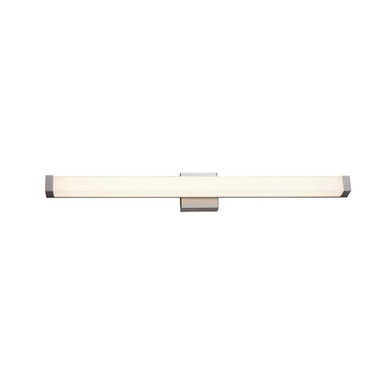 Mio 30W 1 LED Linear Vanity Light by Justice Design - ACR-9005-OPAL-NCKL